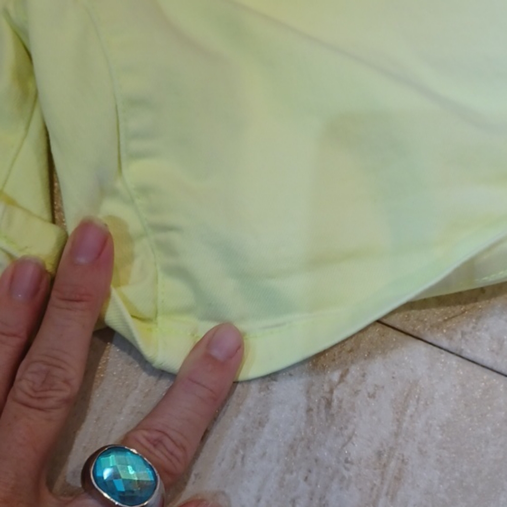 Lily Pulitzer Yellow Jean Shorts - Picture 7 of 9
